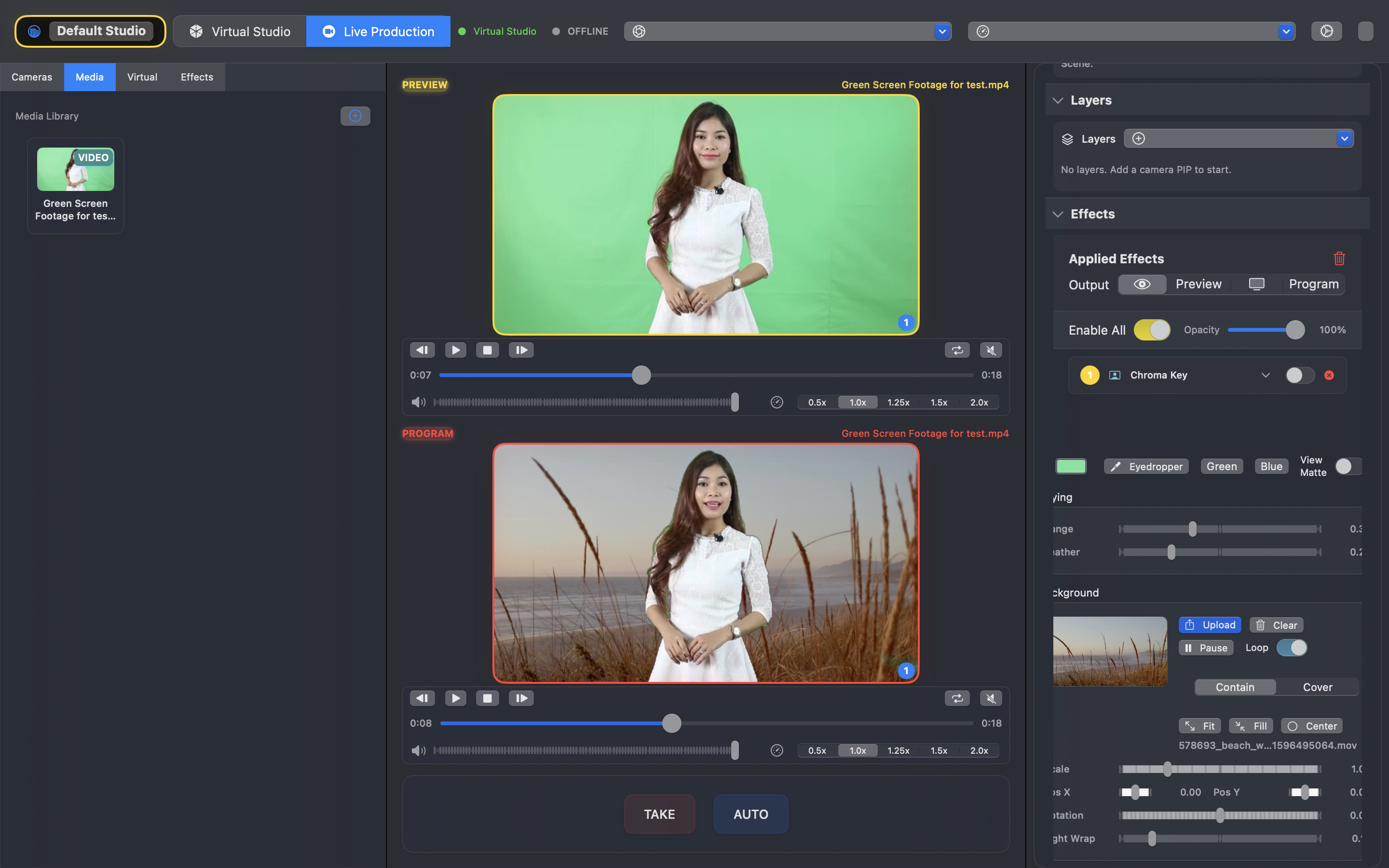 Vantaview overlay workflow preview